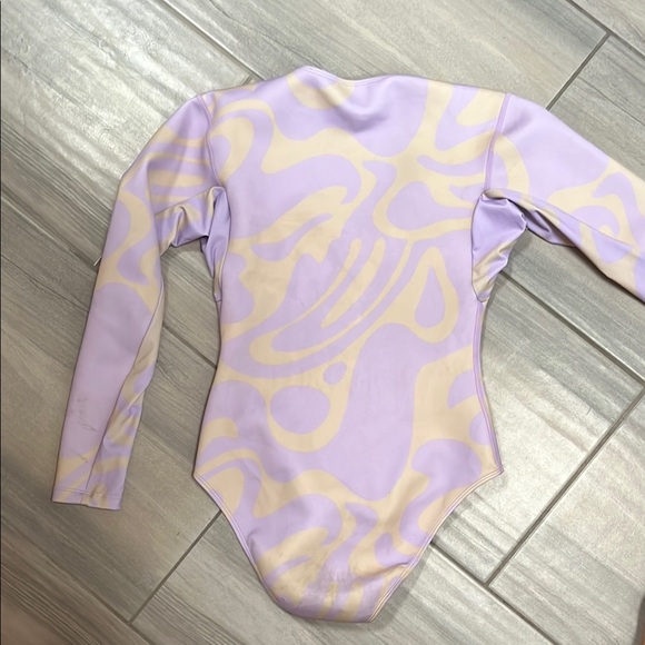 Seaa Swimsuit in Purple and Cream - Picture 5 of 5